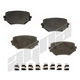 Purchase Top-Quality Front Semi Metallic Pads by AGNA BRAKES - ALD680M pa1