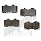 Purchase Top-Quality Front Semi Metallic Pads by AGNA BRAKES - ALD976M pa1