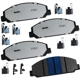 Purchase Top-Quality Front Semi Metallic Pads by BENDIX - MKD827FM pa1