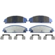 Purchase Top-Quality Front Semi Metallic Pads by BENDIX - PBD1058 pa6