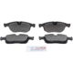 Purchase Top-Quality BOSCH - BE1866H - Semi-Metallic Front Disc Brake Pads pa1