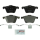 Purchase Top-Quality BOSCH - BP1003 - Front Disc Brake Pads pa1