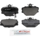 Purchase Top-Quality BOSCH - BP1252 - Front Disc Brake Pads pa1