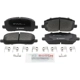 Purchase Top-Quality BOSCH - BP884 - Front Disc Brake Pads pa3