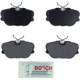 Purchase Top-Quality Front Semi Metallic Pads by BOSCH - BE487 pa1