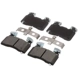 Purchase Top-Quality BRAKEBEST - SM1474A - Front Semi Metallic Pads pa5