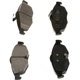 Purchase Top-Quality BRAKEBEST - SM869 - Front Semi-Metallic Brake Pads pa5