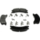 Purchase Top-Quality BRAKEBEST - SM945 - Front Semi Metallic Pads pa2