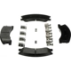 Purchase Top-Quality BRAKEBEST - SM945 - Front Semi Metallic Pads pa5