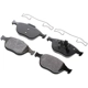 Purchase Top-Quality BRAKEBEST - SM970 - Front Semi Metallic Pads pa4