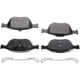 Purchase Top-Quality BRAKEBEST - SM970 - Front Semi Metallic Pads pa5