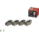 Purchase Top-Quality Front Semi Metallic Pads by BREMBO - P06010 pa5