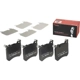 Purchase Top-Quality Front Semi Metallic Pads by BREMBO - P06077 pa1