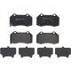 Purchase Top-Quality Front Semi Metallic Pads by BREMBO - P23182 pa4