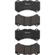 Purchase Top-Quality Front Semi Metallic Pads by BREMBO - P37018 pa4