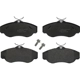 Purchase Top-Quality Front Semi Metallic Pads by BREMBO - P44008 pa4