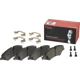 Purchase Top-Quality Front Semi Metallic Pads by BREMBO - P44022 pa3