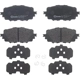 Purchase Top-Quality Front Semi Metallic Pads by BREMBO - P49054 pa4