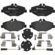Purchase Top-Quality Front Semi Metallic Pads by BREMBO - P50049 pa3