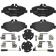 Purchase Top-Quality Front Semi Metallic Pads by BREMBO - P50049 pa4