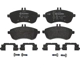 Purchase Top-Quality Front Semi Metallic Pads by BREMBO - P50067 pa4
