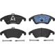 Purchase Top-Quality Front Semi Metallic Pads by BREMBO - P50069 pa5