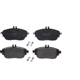 Purchase Top-Quality Front Semi Metallic Pads by BREMBO - P50093 pa3