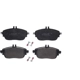Purchase Top-Quality Front Semi Metallic Pads by BREMBO - P50093 pa4