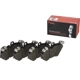 Purchase Top-Quality Front Semi Metallic Pads by BREMBO - P65016 pa4