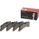 Purchase Top-Quality Front Semi Metallic Pads by BREMBO - P65026 pa3