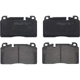 Purchase Top-Quality Front Semi Metallic Pads by BREMBO - P85133 pa4