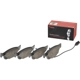 Purchase Top-Quality Front Semi Metallic Pads by BREMBO - P85153 pa2