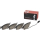 Purchase Top-Quality Front Semi Metallic Pads by BREMBO - P85153 pa6