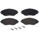 Purchase Top-Quality Front Semi Metallic Pads by BREMBO - P85166 pa3