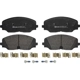 Purchase Top-Quality Front Semi Metallic Pads by BREMBO - P85176 pa2