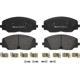 Purchase Top-Quality Front Semi Metallic Pads by BREMBO - P85176 pa3
