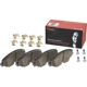 Purchase Top-Quality Front Semi Metallic Pads by BREMBO - P85176 pa4