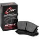 Purchase Top-Quality Front Semi Metallic Pads by CENTRIC PARTS - 102.00110 pa10