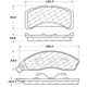 Purchase Top-Quality Plaquettes avant semi-métallique by CENTRIC PARTS - 102.01520 pa4