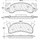 Purchase Top-Quality Front Semi Metallic Pads by CENTRIC PARTS - 102.01530 pa6