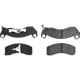 Purchase Top-Quality Front Semi Metallic Pads by CENTRIC PARTS - 102.02000 pa4