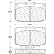 Purchase Top-Quality Front Semi Metallic Pads by CENTRIC PARTS - 102.03310 pa2