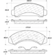 Purchase Top-Quality CENTRIC PARTS - 102.03870 - Front Semi Metallic Pads pa10