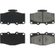 Purchase Top-Quality CENTRIC PARTS - 102.04100 - Front Disc Brake Pad Set pa3
