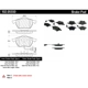 Purchase Top-Quality Front Semi Metallic Pads by CENTRIC PARTS - 102.05550 pa3