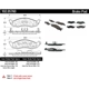 Purchase Top-Quality Front Semi Metallic Pads by CENTRIC PARTS - 102.05760 pa2