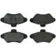 Purchase Top-Quality Front Semi Metallic Pads by CENTRIC PARTS - 102.06000 pa5