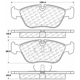 Purchase Top-Quality Front Semi Metallic Pads by CENTRIC PARTS - 102.06180 pa4