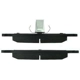 Purchase Top-Quality Front Semi Metallic Pads by CENTRIC PARTS - 102.06180 pa6