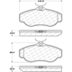 Purchase Top-Quality Front Semi Metallic Pads by CENTRIC PARTS - 102.06760 pa3